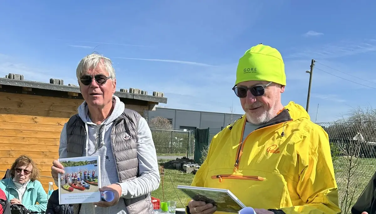 Verabschiedung von Jochen (li) und Rolf (re) | © Miriam Link