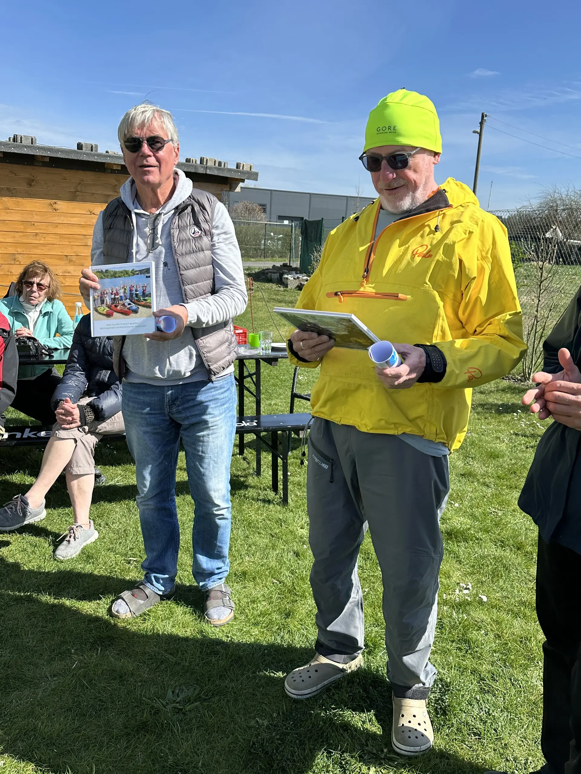 Verabschiedung von Jochen (li) und Rolf (re) | © Miriam Link