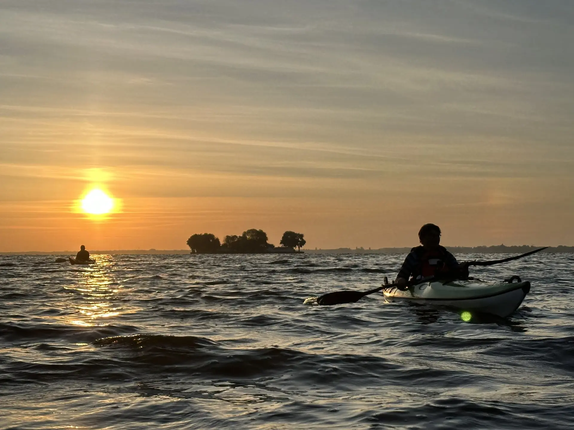 Insel Wilhelmstein beim Sonnenaufgang um 5:34 Uhr | © Miriam Link
