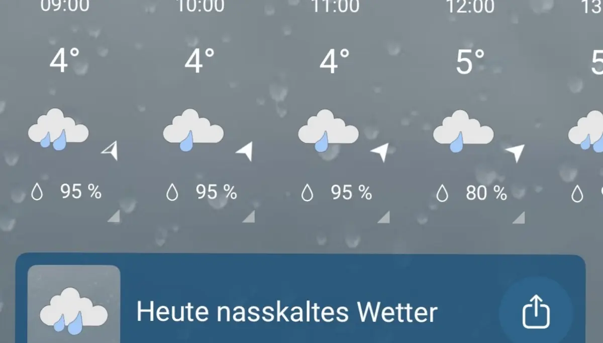 Sag´s nicht weiter … wir sind tatsächlich über drei Stunden trocken geblieben!!! Und danach sogar wieder trocken geworden. | © Screenshot von wetteronline.de