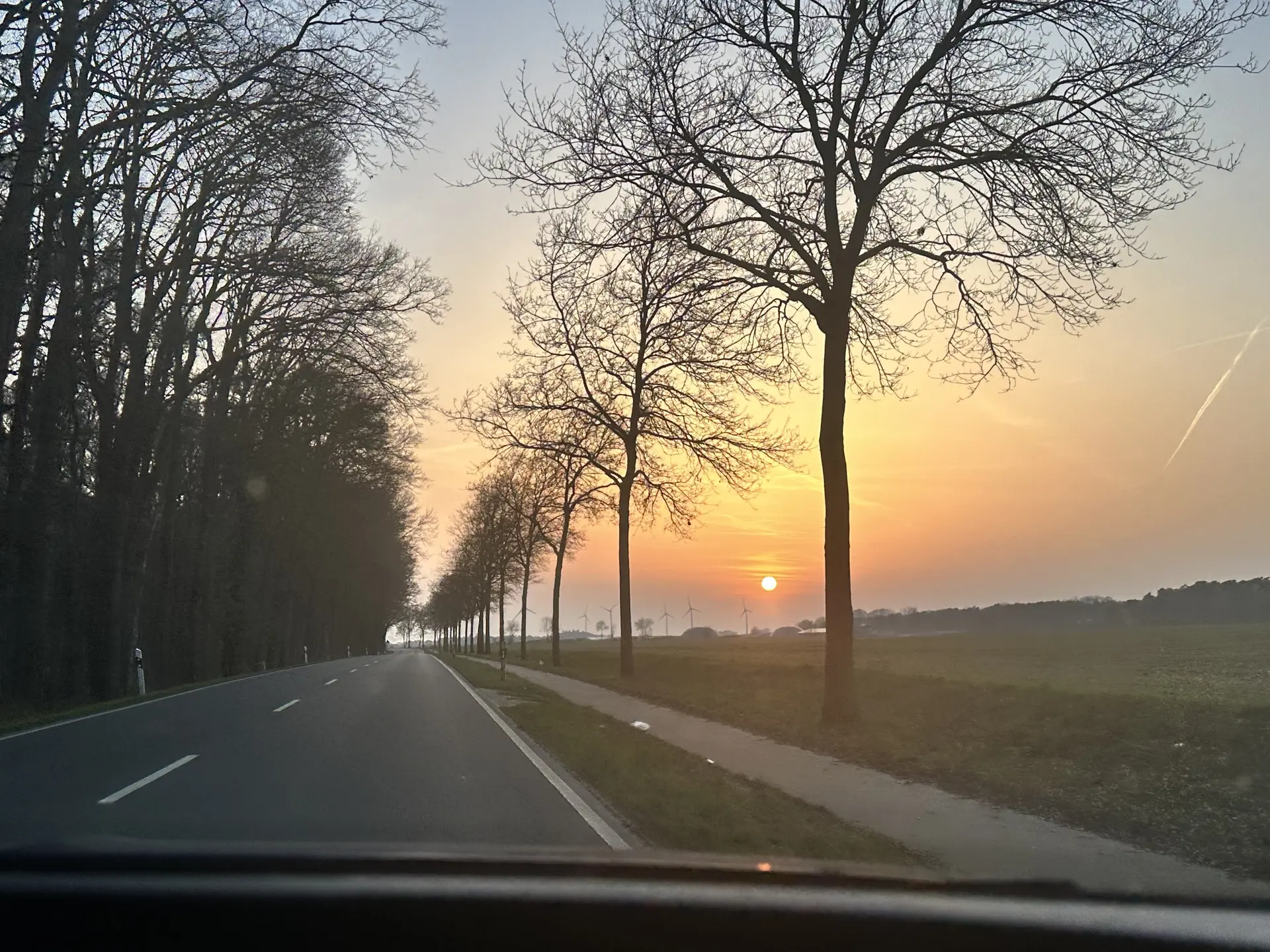 Sonnenuntergang, immer noch Sahara-gestäubt. | © Miriam Link