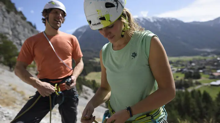 Outdoor-Klettern am Fels | © DAV/Wolfgang Ehn